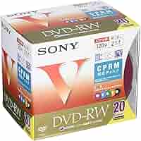 SONY - SONY 録画用DVD-RW 120分 1-2倍速 20枚 20DMW12HXS 81Fs2+yijQL._AC_SY200_QL15_.jpg